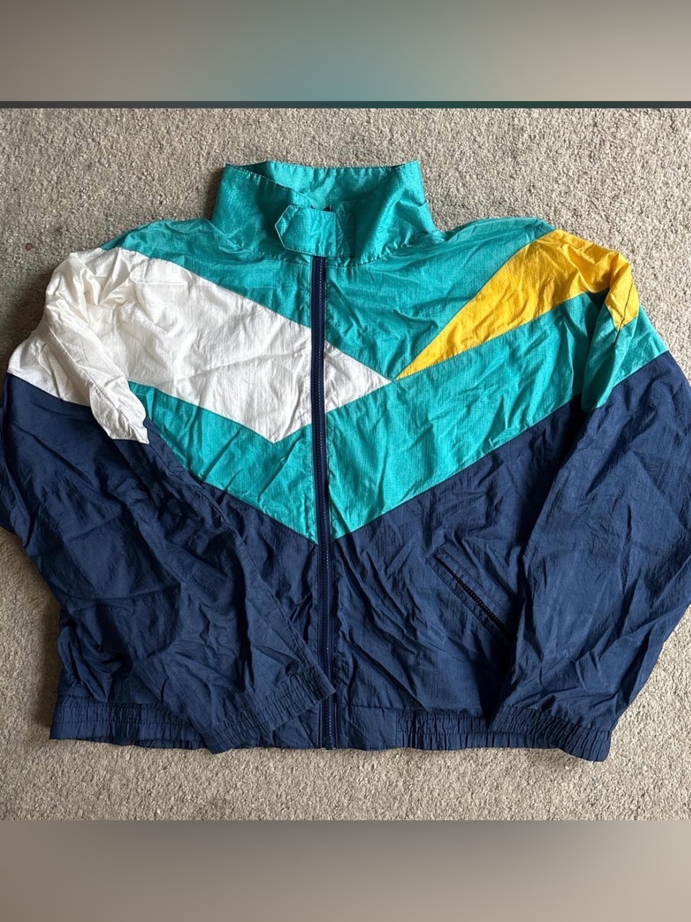 Vintage Kenny Rogers Colorblock Windbreaker Jacket